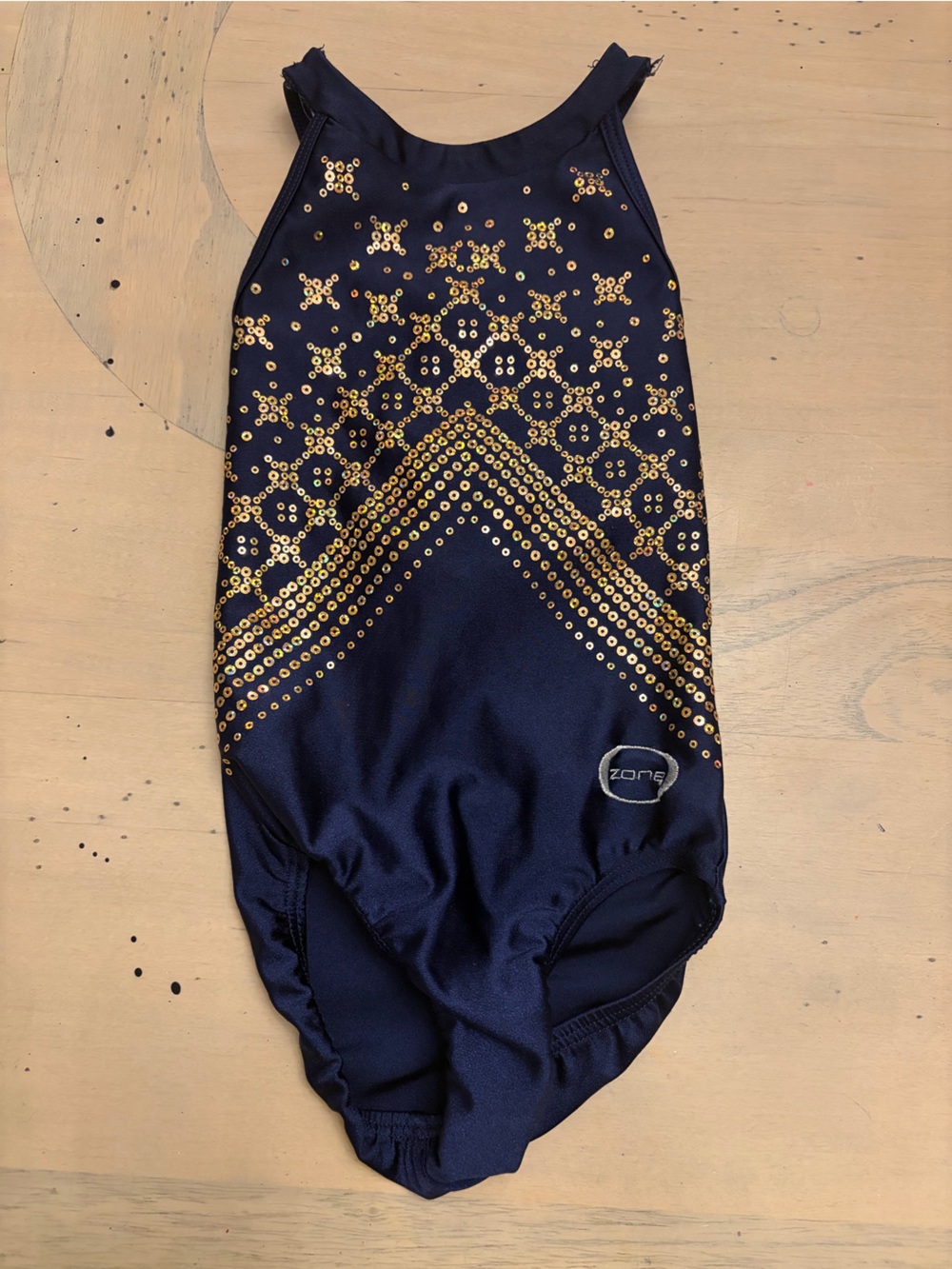 Ozone YS Gold Goddess Leotard